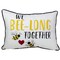 C&F Home 16" Black and White 'We Bee-Long Together' Spring Throw Pillow